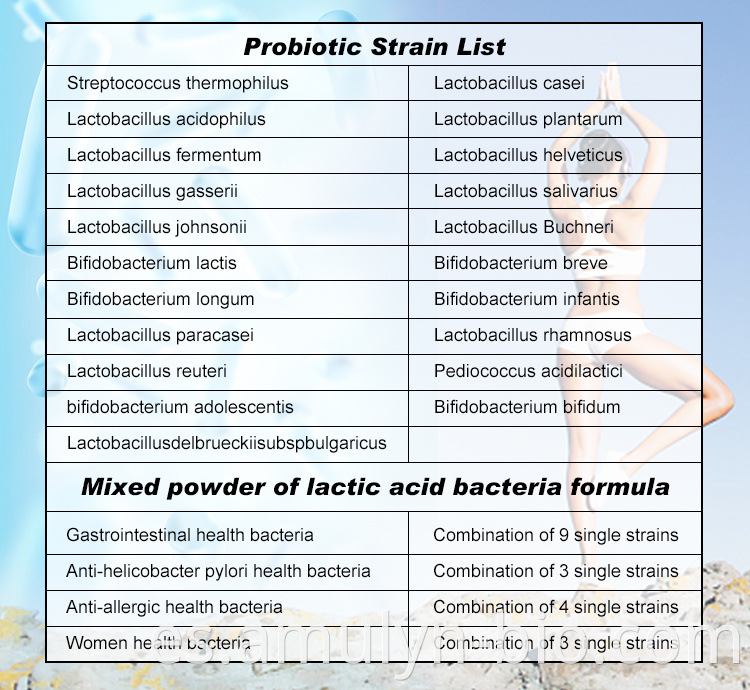 different Probiotic Powder 